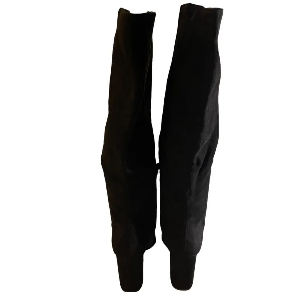 NWOT BLACK 14TH&UNION knee high boots SIZE 6